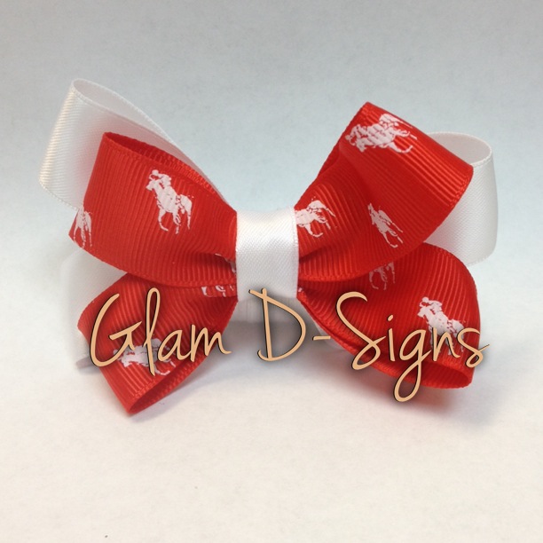 Red Polo Hair Clip